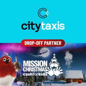city taxis partners with Cash for Kids